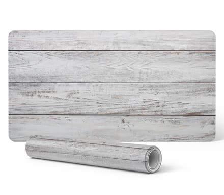 Gaming bureauonderlegger met retro houten plankenprint, 100x50 cm