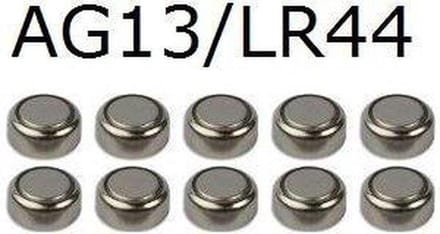 10 Stuks LR44 / AG13 Knoopcel Batterijen