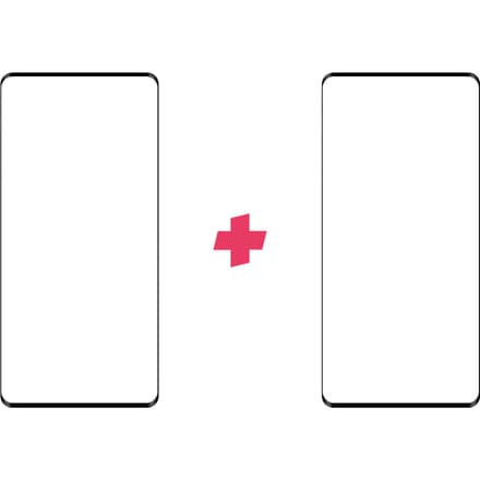 DuoPack: Huawei P50 Pro screenprotector gehard glas Edge to Edge