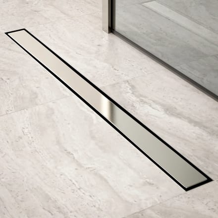 Douchegoot - 90cm - Tegelrooster - RVS - Met Flens - PRE-ORDER