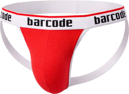 Barcode Berlin Cosme Jockstrap Red - MAAT S - Heren Ondergoed - Jockstrap voor Man - Mannen Jock