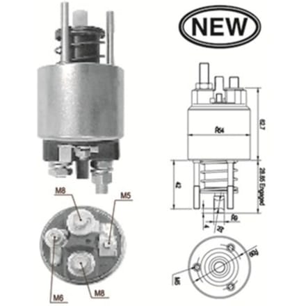 Magneetschakelaar, starter MAGNETI MARELLI 940113050556