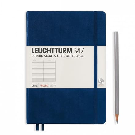Leuchtturm1917 Notitieboek Navy Blue - Medium - Gelinieerd