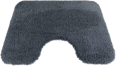 PRIMA - Dolce - WC mat - 50x60cm - donker grijs - antislip - met uitsparing 21cm