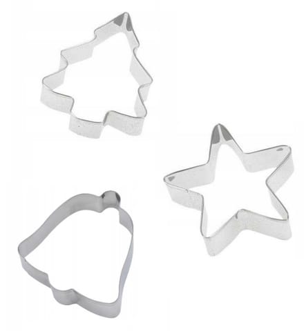 Zenker Kerstkoekjes Vormpjes Set (3 stuks) - 6,5 cm