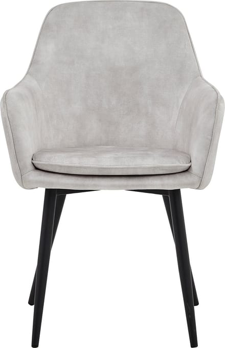 Stoel - Set Van 2 - Ecru - Adoré Velvet - Industrieel - Met armleuning