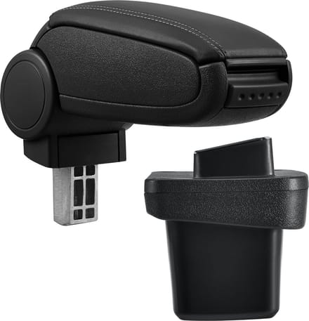 [pro.tec]® Armsteun-Volkswagen Golf 7-kunstleer-zwart