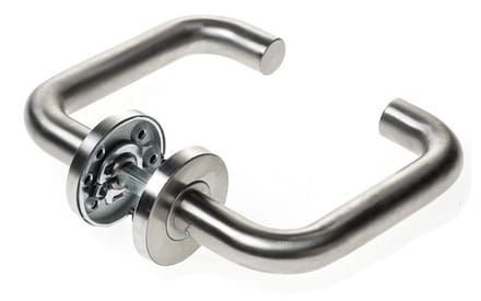 D4E DEURKRUK OP ROZET (EXCL. PC) RVS304 U/D- DESIGN