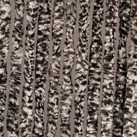 Luxe Kattenstaart Vliegengordijn - 100 x 220cm - Wit/Zwart Mix