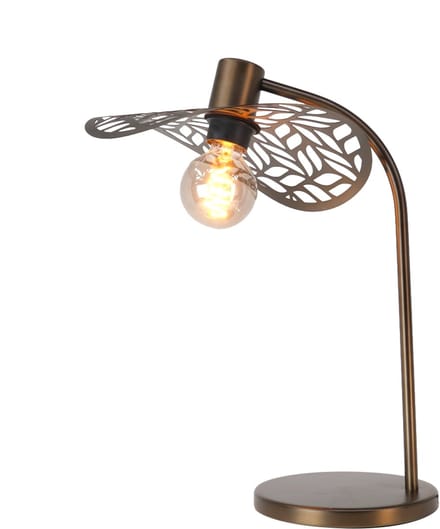 EGLO-tafellamp SWABY, bronskleurig, hoogte 47 cm, metaal, E27