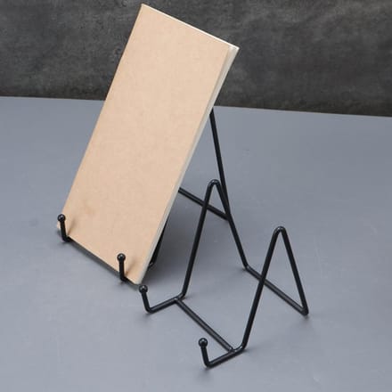 Grensoverschrijdende ins ijzeren kunst standaard huishoudelijk potdeksel bord fotolijst ipad standaard commerciële theekoek beige