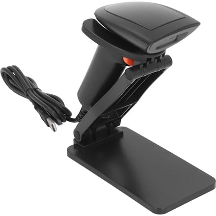 Barcodescanner met Standaard 1D 2D Handheld USB Bedraad Barcodelezer Plug and Play voor Magazijn black