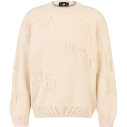 DEF - Knit Crewneck sweater/trui - L - Beige