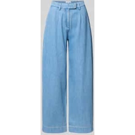 wide fit jeans met lyocell