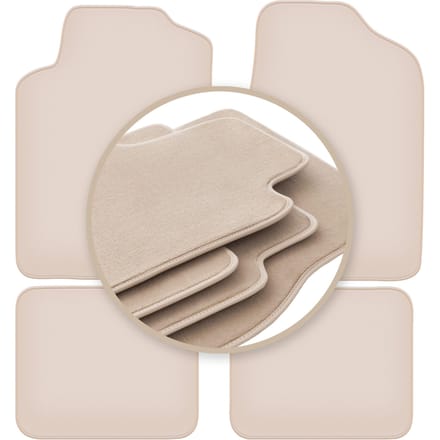 PREMIUM beige vloermatten voor: Chrysler Sebring I cabriolet, sedan 1995-2001