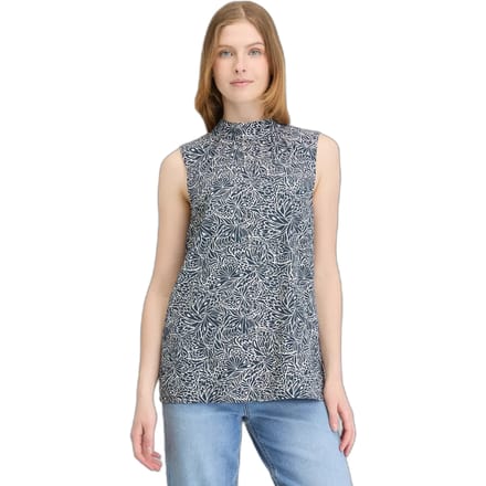 Mouwloze damesblouse met print Ragwear Angyc