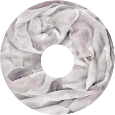 Dunne Colsjaal - Print - Grijs/Ecru - 80 x 50 cm (20303#)