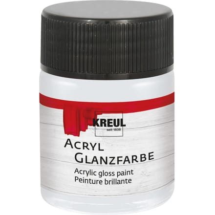 KREUL Acrylglansverf, 50 ml - Lichtgrijs
