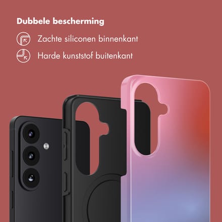 Selencia Hoesje - Geschikt voor Samsung Galaxy S26 - Backcover - Gradient Soft Blush