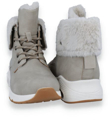 Double Heart Dames Bottine | Beige | Maat: 38