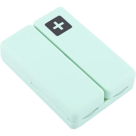 Draagbare Medicijnkoffer Opvouwbare Magnetische Pillendoos Organizer met 7 Vakken(Groen) groen