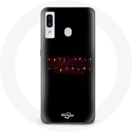 Coque - Stranger Things - Samsung Galaxy A20e - Souple - Noir - Joyeux Noël