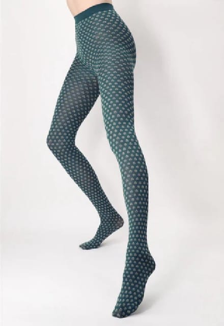 Oroblu - Little Flowers - panty 60 den - cobalto - maat S / M