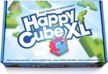 XL Geschenkdoos met 6 3D Puzzel Dobbelstenen - Gemiddelde Moeilijkheidsgraad