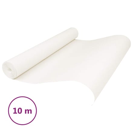vidaXL - 3D - Solid - Behang - Gestreept - Crèmewit - 10 - x - 0,53 - m - Non-Woven - Stof