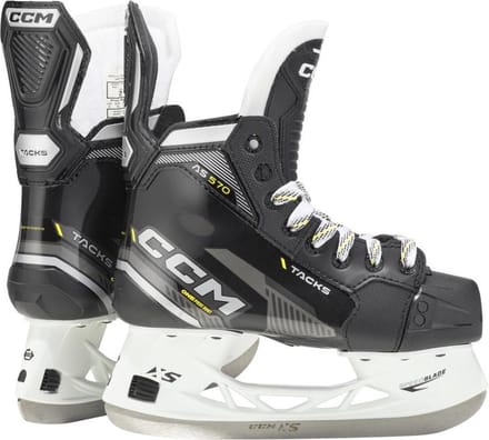 CCM - Tacks AS 570 IJshockeyschaatsen - Kinderen - Zwart - Jr 2.0 (35 EU)
