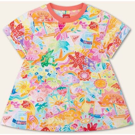 Oilily Datje Jurk- maat152/12yr Prism Roze