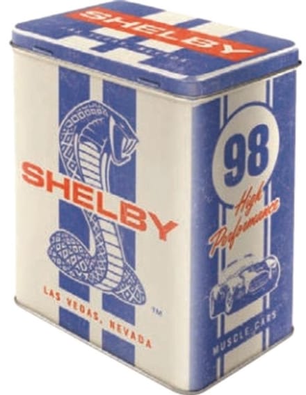 Bewaarblik Tin Box L – Shelby – Cobra Snake 98