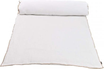 Chennai linnen sprei blanc - 85x200 cm