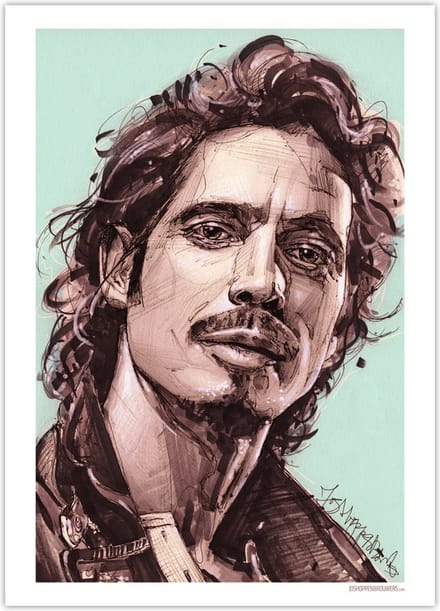 Chris Cornell poster 50x70 cm