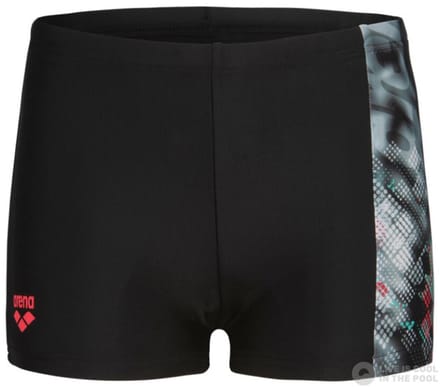 Arena Aquashort model Splash point - Zwart/MultiColour - Maat S