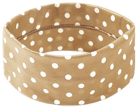 Haarbanden met stippen, casual polyester, dagelijkse accessoires - khaki