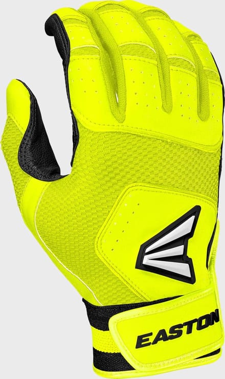 Easton Walk Off NX Honkbal Slaghandschoentjes Zwart/Neon L