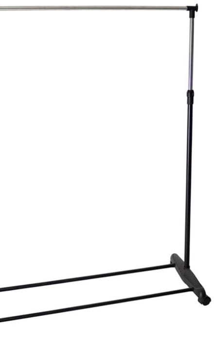 Gerimport Kledingrek - enkele stang - mobiel verrijdbaar - 90 x 160 cm