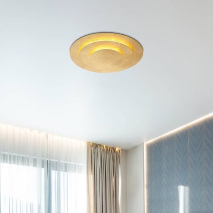 Wandlamp/Plafondlamp goud ringen- Diameter 35cm - Niet dimbaar