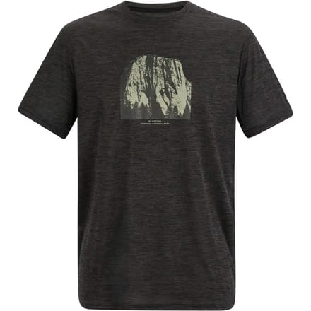 Heren Fingal T-shirt met korte mouwen en gemêleerde print