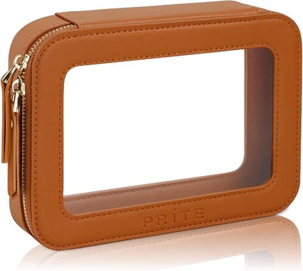 Transparante make-up tas voor dames - waterdichte toilettas en organizer