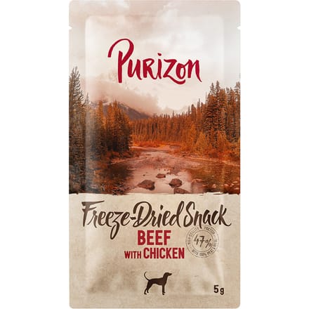 Purizon Snack Rund & Kip - Graanvrij - 5 g
