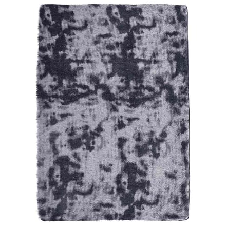 vidaXL - Hoogpolig - vloerkleed - NAVARRA - 160x230 - cm - polyester - donkergrijs