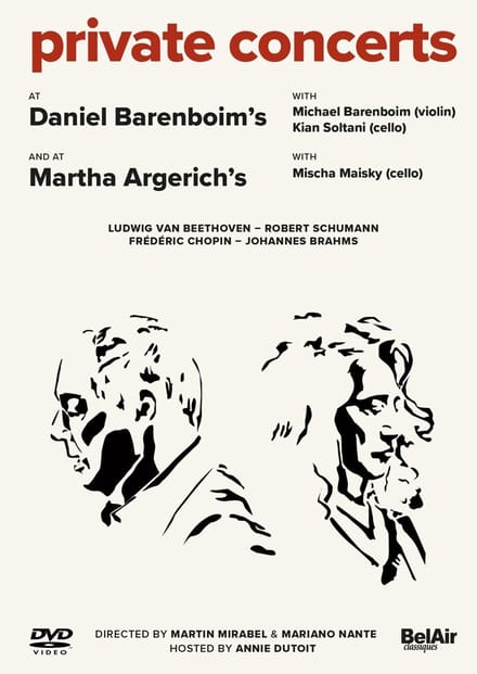 Daniel Barenboim, Michael Barenboim, Martha Argerich - Private Concerts (DVD)