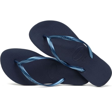 Havaianas Slim Slippers en Sandalen Dames - Navy - Maat 33/34 - Plastic