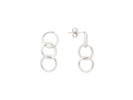 Glow - 106.1432.00 - Oorhangers - Zilver - Gerhodineerd  28mm x 11mm