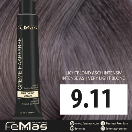 Femmas (9.11) - Haarverf - Lichtblond As Intensief - 100ml
