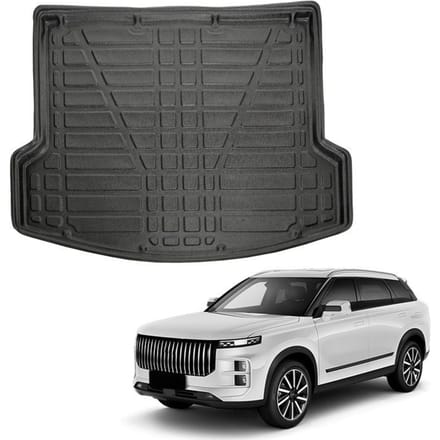 Bac de coffre sur mesure - SCOUTT - Chery Jaecoo 7 4X4 (depuis 2024) - Noir - Antidérapant - Bords hauts