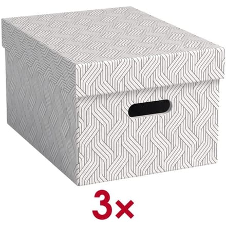 Leitz Opbergdoos VON Wit 15 l (b x h x d) 265 x 205 x 365 mm 3 stuk(s)