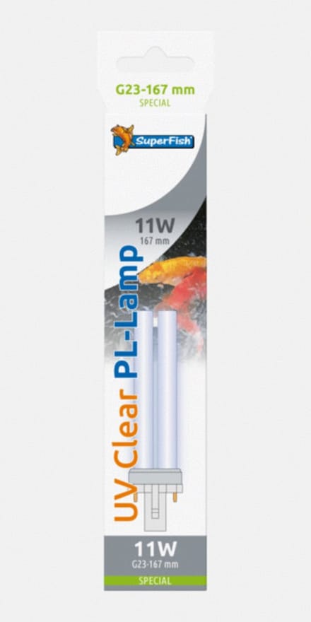 Superfish Uv Pl Lamp G23 Pondclear - Verlichting - 167 mm 11 Watt